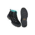 Black - Close up - Mountain Warehouse Womens-Ladies Storm Suede Waterproof Hiking Boots