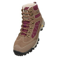 Brown - Front - Mountain Warehouse Womens-Ladies Storm Suede Waterproof Hiking Boots