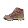 Brown - Side - Mountain Warehouse Womens-Ladies Storm Suede Waterproof Hiking Boots