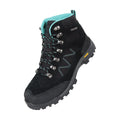 Black - Front - Mountain Warehouse Womens-Ladies Storm Suede Waterproof Hiking Boots