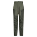 Khaki Green - Front - Mountain Warehouse Womens-Ladies Expedition Hybrid Hiking Trousers