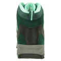 Green - Back - Mountain Warehouse Womens-Ladies Rapid Suede Waterproof Walking Boots