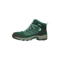Green - Side - Mountain Warehouse Womens-Ladies Rapid Suede Waterproof Walking Boots