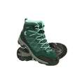 Green - Close up - Mountain Warehouse Womens-Ladies Rapid Suede Waterproof Walking Boots