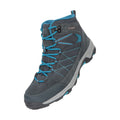 Grey - Front - Mountain Warehouse Womens-Ladies Rapid Suede Waterproof Walking Boots