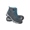 Grey - Pack Shot - Mountain Warehouse Womens-Ladies Rapid Suede Waterproof Walking Boots