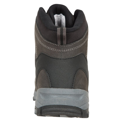 Jet Black - Back - Mountain Warehouse Womens-Ladies Rapid Suede Waterproof Walking Boots
