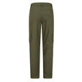 Khaki Green - Back - Mountain Warehouse Mens Trek II Regular Winter Trousers