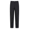 Black - Front - Mountain Warehouse Mens Trek II Regular Winter Trousers