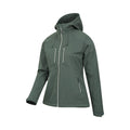 Khaki - Pack Shot - Mountain Warehouse Womens-Ladies Helsinki Recycled Soft Shell Jacket