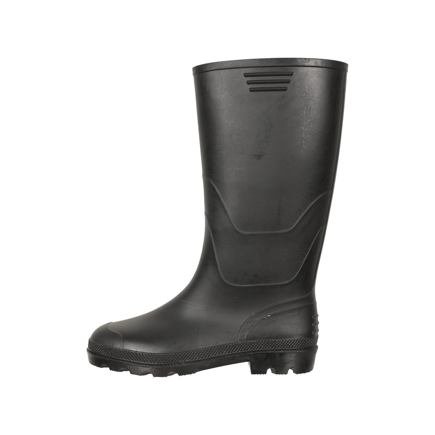 Black - Pack Shot - Mountain Warehouse Mens Wade Wellington Boots