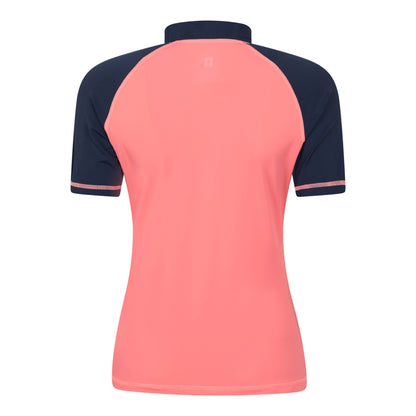 Light Pink - Back - Mountain Warehouse Womens-Ladies UV Protection Rash Guard