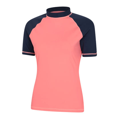 Light Pink - Side - Mountain Warehouse Womens-Ladies UV Protection Rash Guard