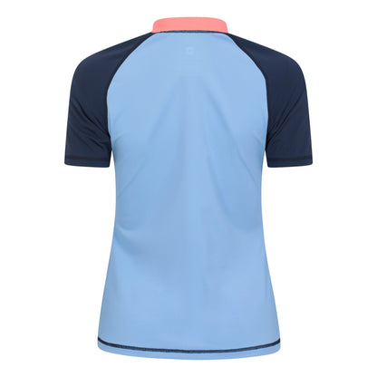 Pale Blue - Back - Mountain Warehouse Womens-Ladies UV Protection Rash Guard