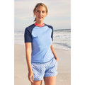 Blue - Front - Mountain Warehouse Womens-Ladies UV Protection Rash Guard