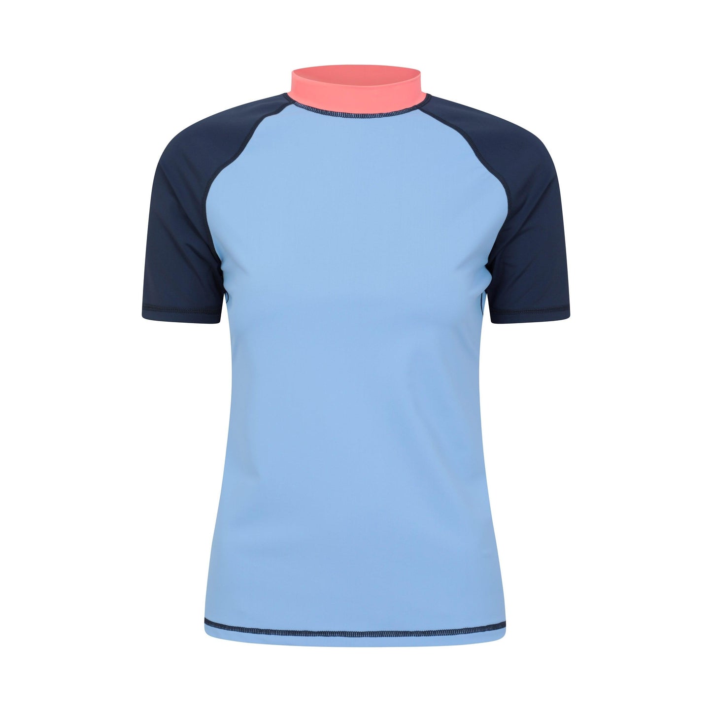 Pale Blue - Front - Mountain Warehouse Womens-Ladies UV Protection Rash Guard