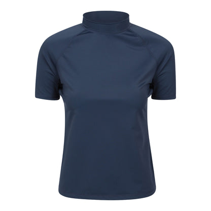Dark Blue - Front - Mountain Warehouse Womens-Ladies UV Protection Rash Guard