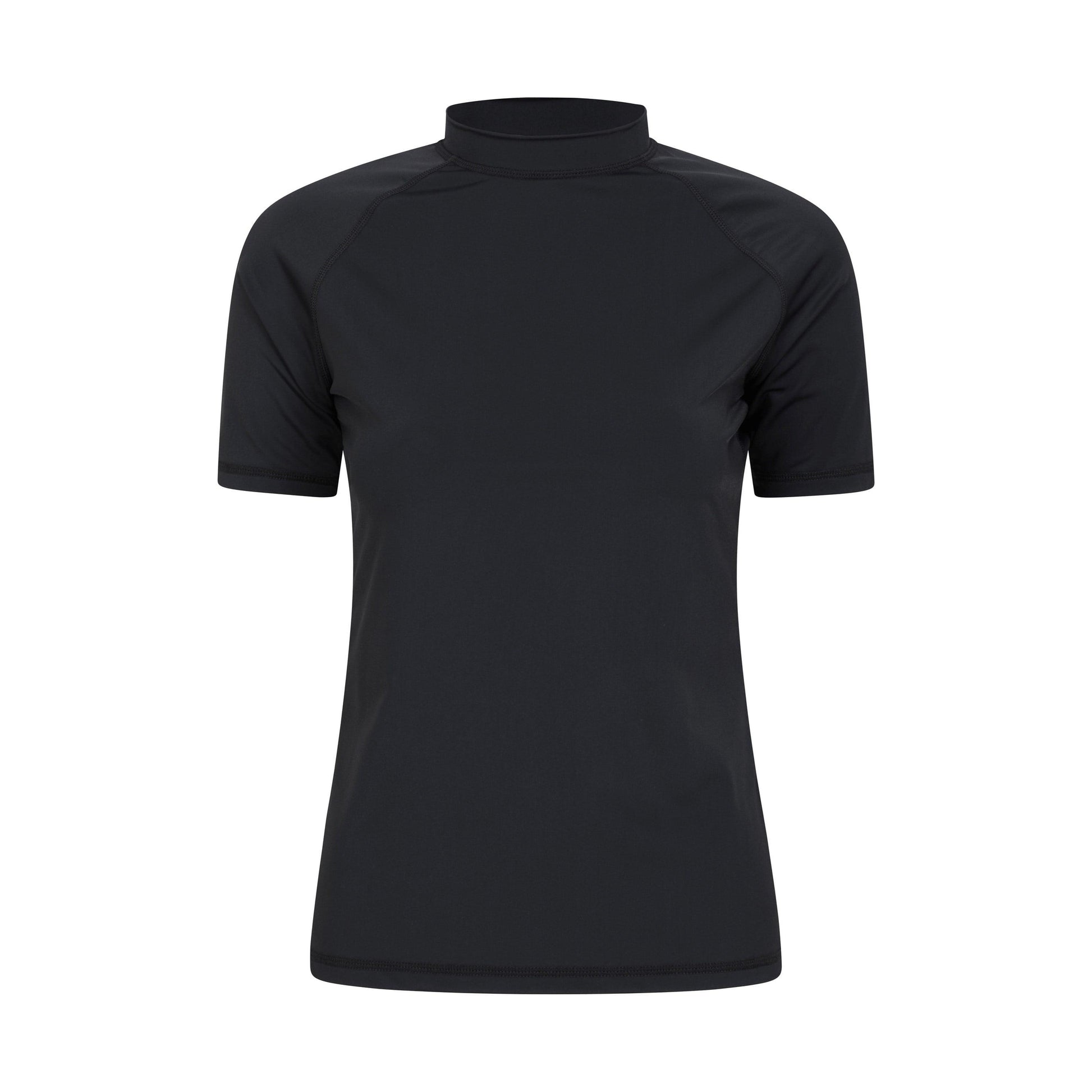 Jet Black - Front - Mountain Warehouse Womens-Ladies UV Protection Rash Guard