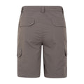 Grey - Back - Mountain Warehouse Mens Navigator Mosquito Repellent Shorts