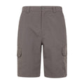 Grey - Front - Mountain Warehouse Mens Navigator Mosquito Repellent Shorts
