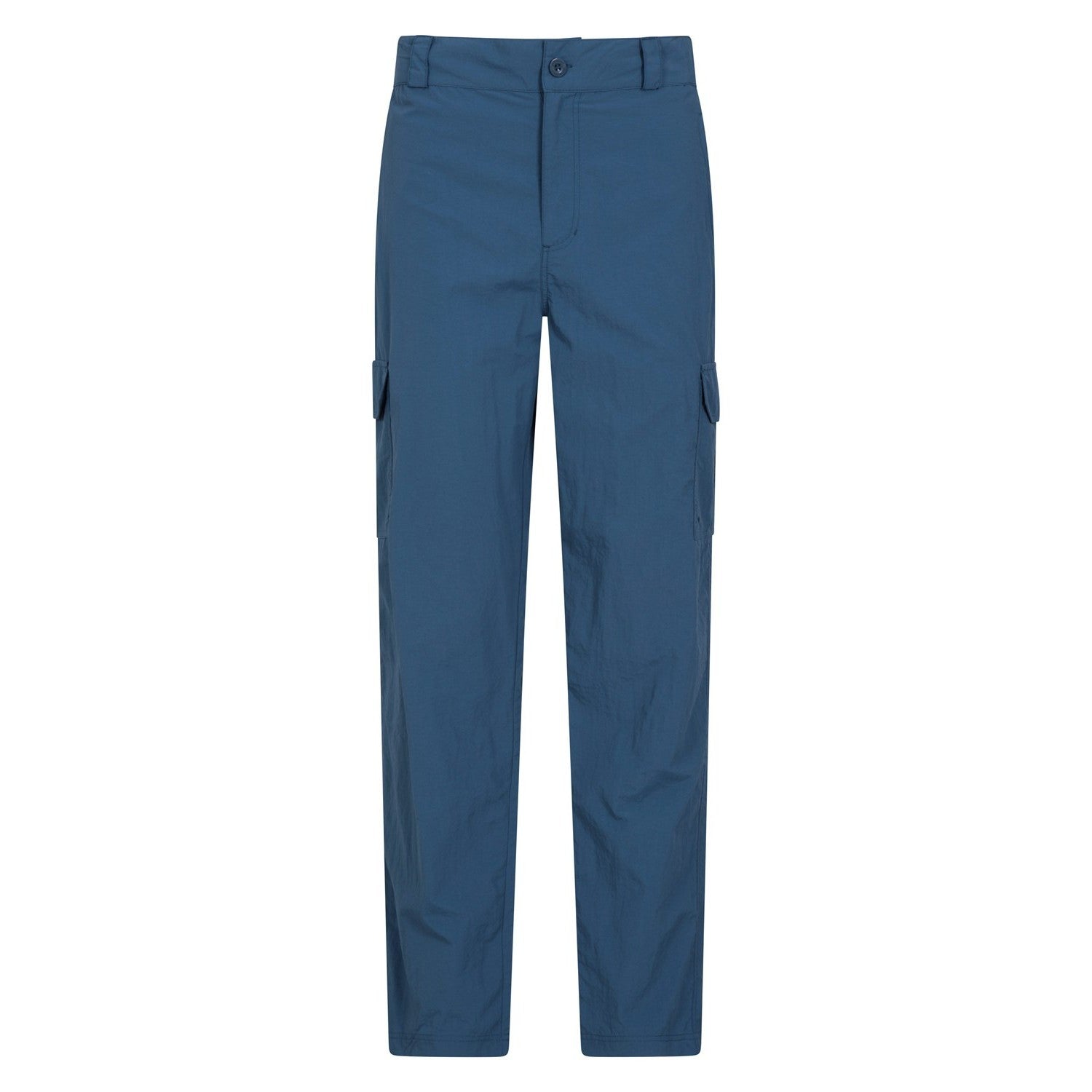 Blue - Front - Mountain Warehouse Mens Explore Regular Trousers