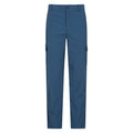 Blue - Front - Mountain Warehouse Mens Explore Regular Trousers