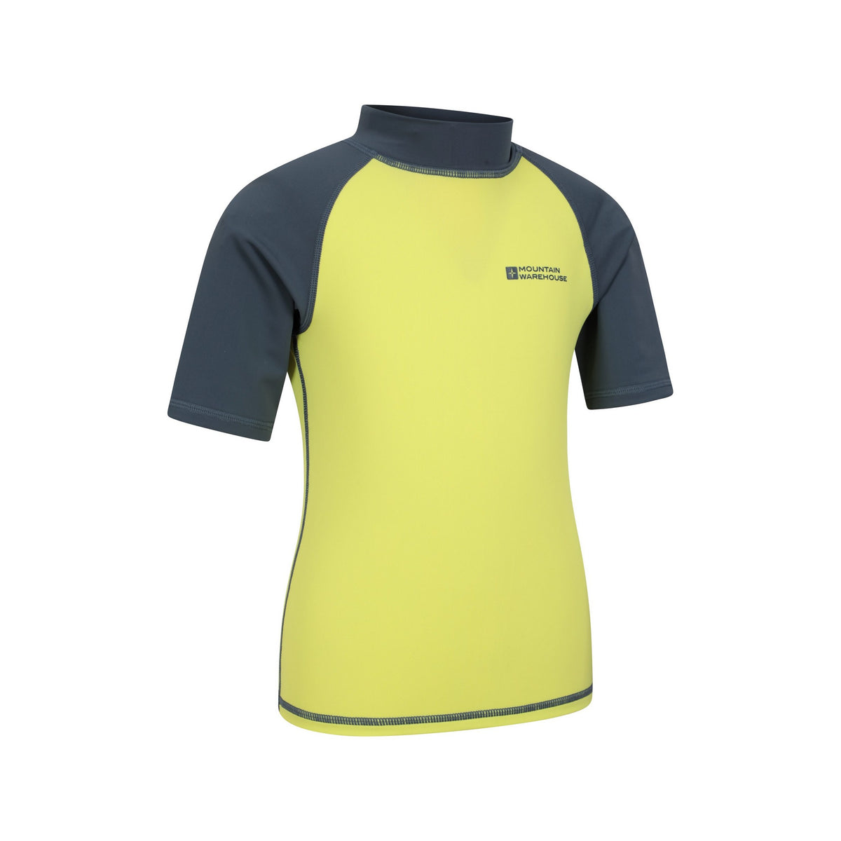 Alloy Grey - Lifestyle - Mountain Warehouse Childrens-Kids Sun Protective Short-Sleeved Swim Vest
