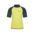 Alloy Grey - Front - Mountain Warehouse Childrens-Kids Sun Protective Short-Sleeved Swim Vest