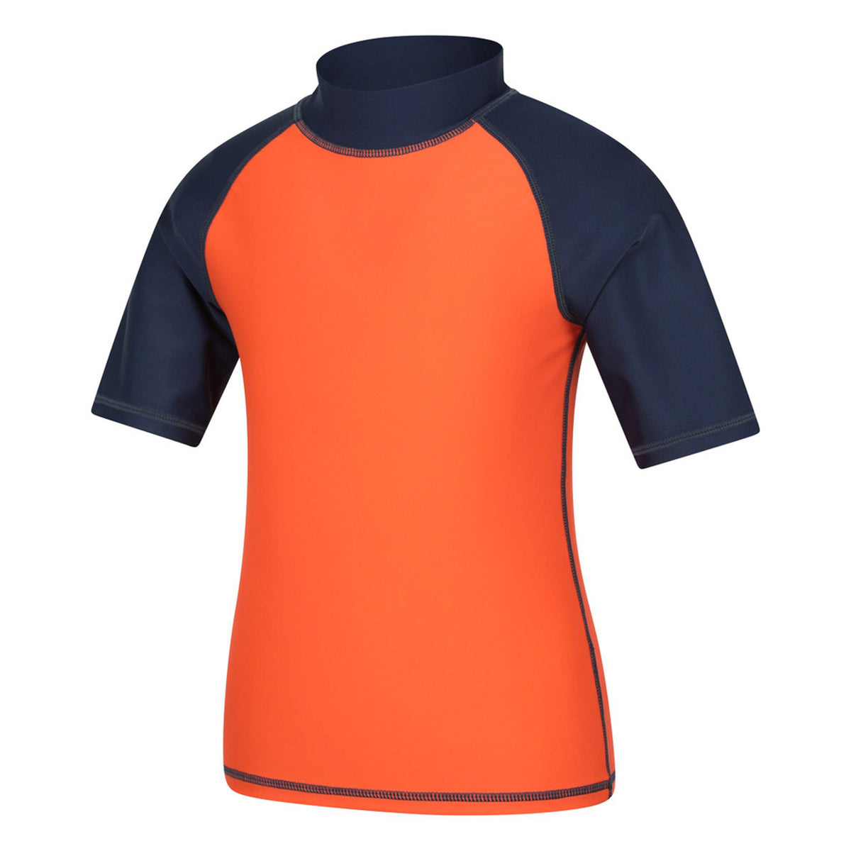 Burnt Orange - Pack Shot - Mountain Warehouse Childrens-Kids Sun Protective Short-Sleeved Swim Vest