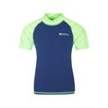 Green - Front - Mountain Warehouse Childrens-Kids Sun Protective Short-Sleeved Swim Vest