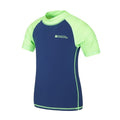 Green - Back - Mountain Warehouse Childrens-Kids Sun Protective Short-Sleeved Swim Vest
