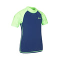Green - Side - Mountain Warehouse Childrens-Kids Sun Protective Short-Sleeved Swim Vest