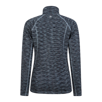Dark Blue - Back - Mountain Warehouse Womens-Ladies Bend & Stretch Full Zip Midlayer
