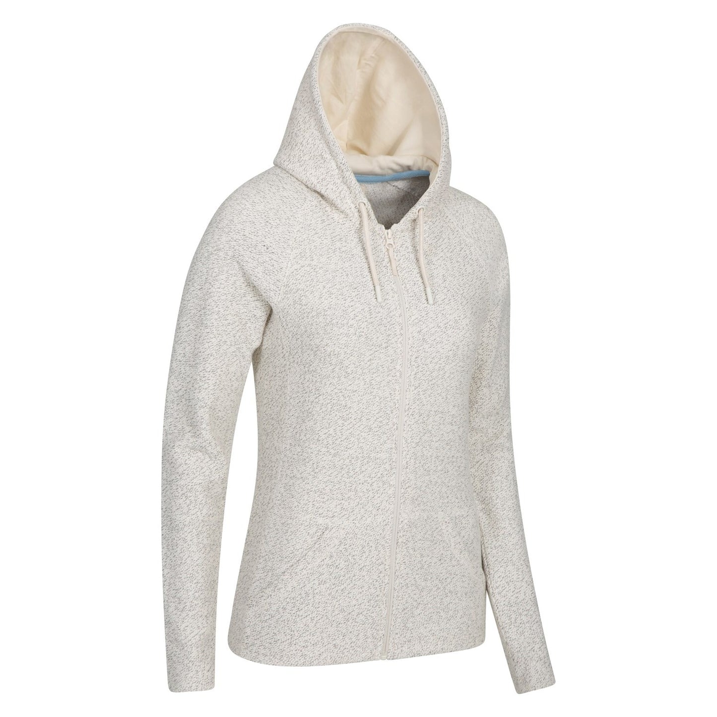 Beige - Side - Mountain Warehouse Womens-Ladies Cambridge Full Zip Hoodie
