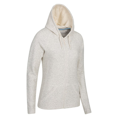 Beige - Side - Mountain Warehouse Womens-Ladies Cambridge Full Zip Hoodie