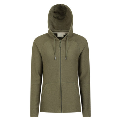 Khaki - Front - Mountain Warehouse Womens-Ladies Cambridge Full Zip Hoodie