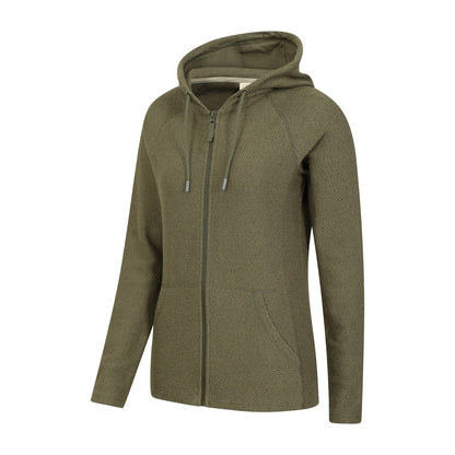 Khaki - Lifestyle - Mountain Warehouse Womens-Ladies Cambridge Full Zip Hoodie