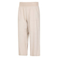 Beige - Lifestyle - Mountain Warehouse Womens-Ladies Skye Linen Blend Capri