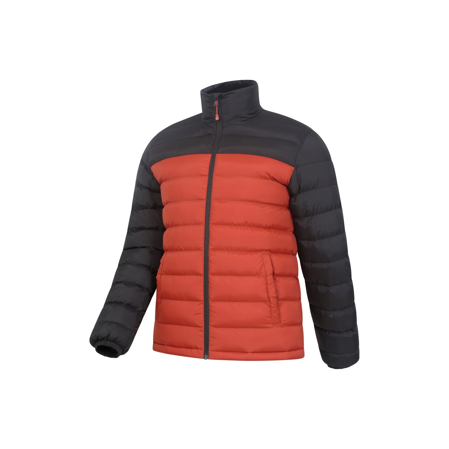 Burnt Orange - Side - Mountain Warehouse Mens Vista Padded Jacket