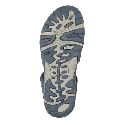 Navy - Side - Mountain Warehouse Womens-Ladies Santorini Wide Sandals