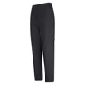 Black - Side - Mountain Warehouse Womens-Ladies Quest Zip-Off Hiking Trousers