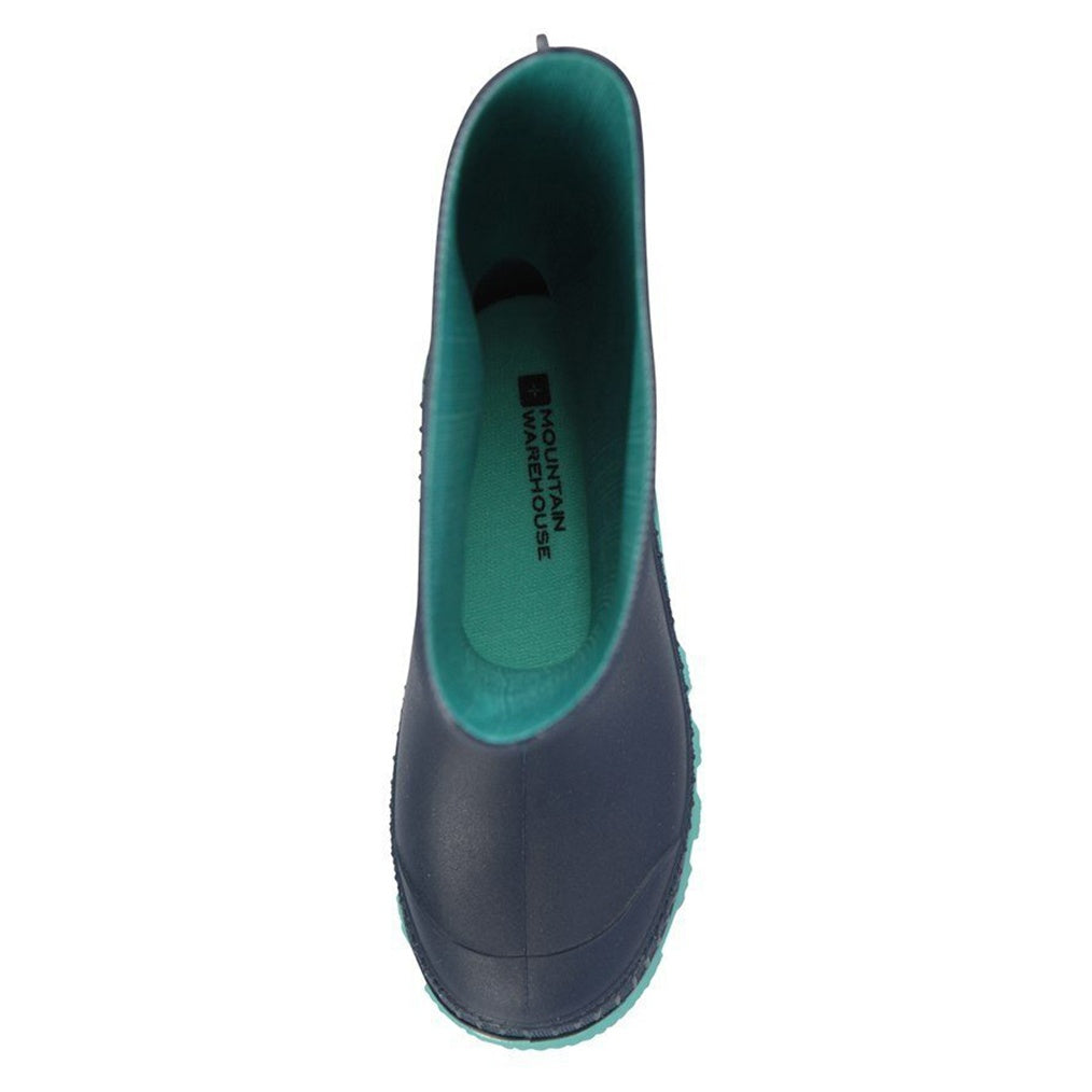 Navy - Lifestyle - Mountain Warehouse Childrens-Kids Plain Wellington Boots