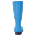 Blue - Back - Mountain Warehouse Childrens-Kids Plain Wellington Boots