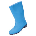 Blue - Lifestyle - Mountain Warehouse Childrens-Kids Plain Wellington Boots