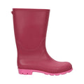 Berry - Front - Mountain Warehouse Childrens-Kids Plain Wellington Boots