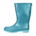 Turquoise - Lifestyle - Mountain Warehouse Childrens-Kids Plain Wellington Boots