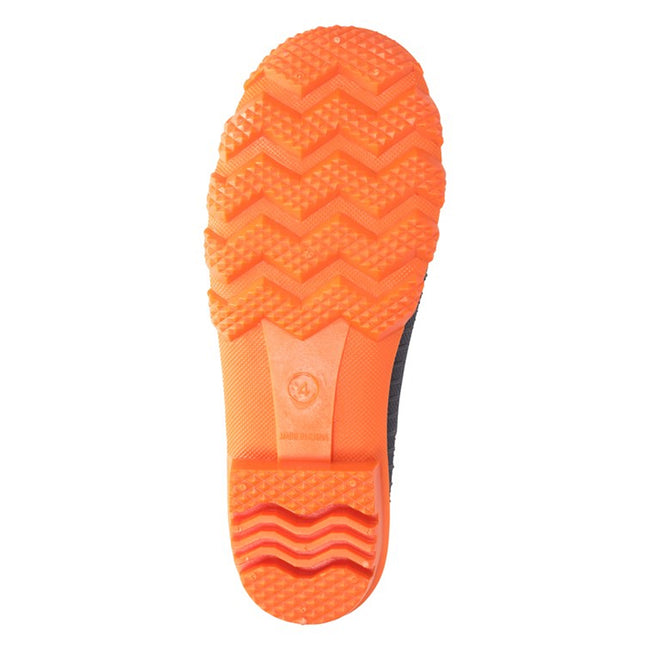 Burnt Orange - Pack Shot - Mountain Warehouse Childrens-Kids Plain Wellington Boots