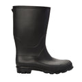 Black - Front - Mountain Warehouse Childrens-Kids Plain Wellington Boots