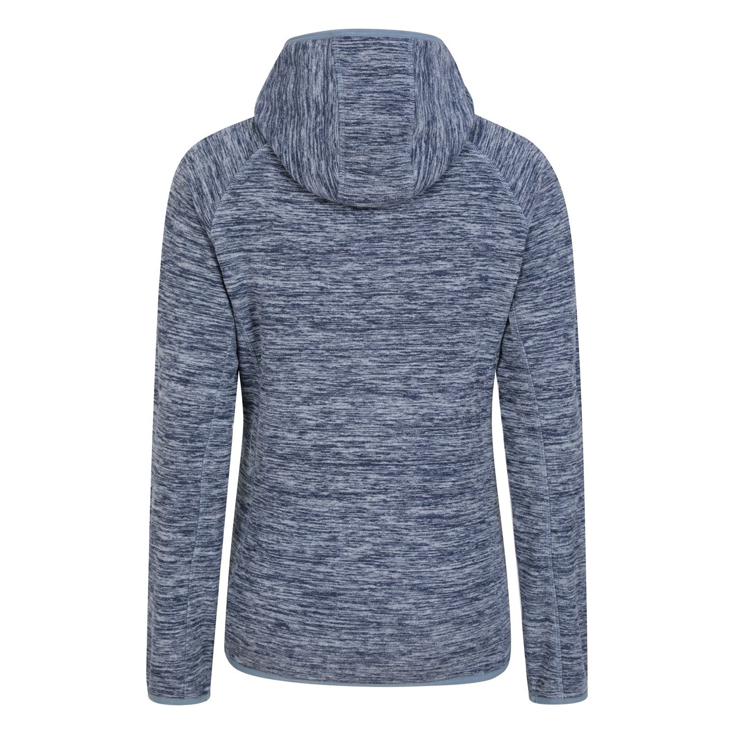 Dark Blue - Back - Mountain Warehouse Womens-Ladies Lleyn II Melange Full Zip Hoodie