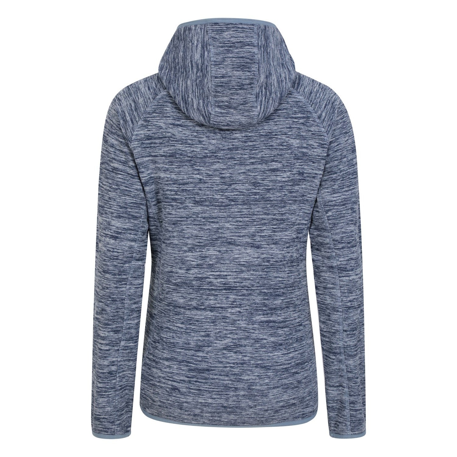 Dark Blue - Back - Mountain Warehouse Womens-Ladies Lleyn II Melange Full Zip Hoodie